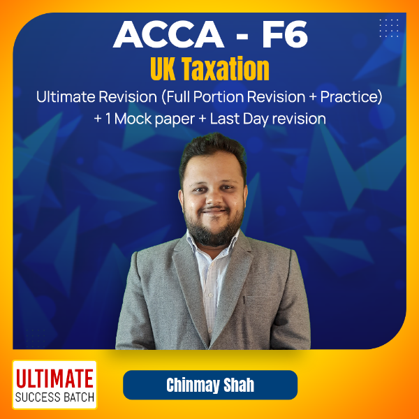 Picture of ACCA - F6 - UK-TX - Ultimate Revision + 1 Mock + Last day revision